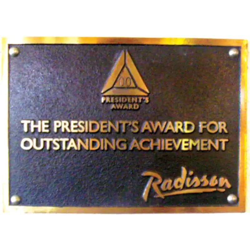 The President’s Award for Outstanding Achievement